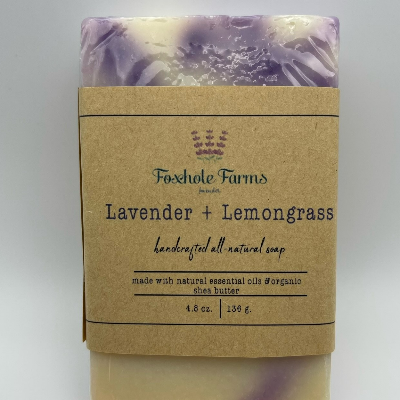 Lavender + Lemongrass Handcrafted Soap