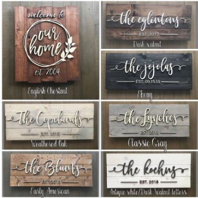 Custom Wood Pallet Sign