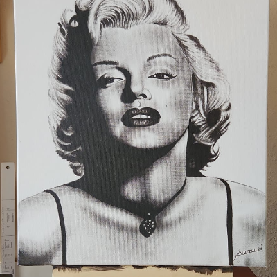 Celebrity Acrylic Portrait On Canvas