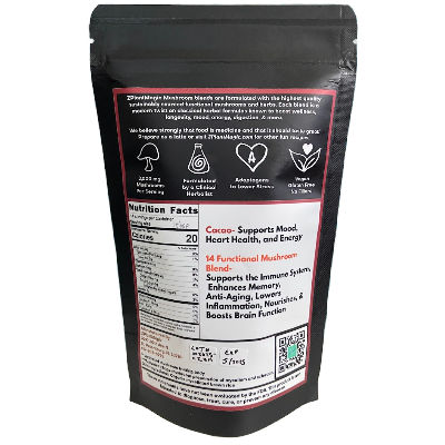 Cacao Immortality: Hot Chocolate Mushroom Blend - 4 Oz