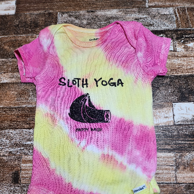 Sloth Pink And Yellow