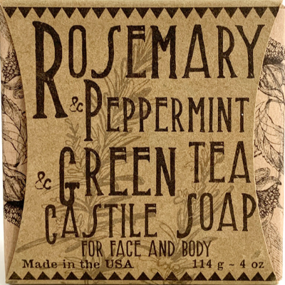Rosemary/Peppermint & Green Tea Soap