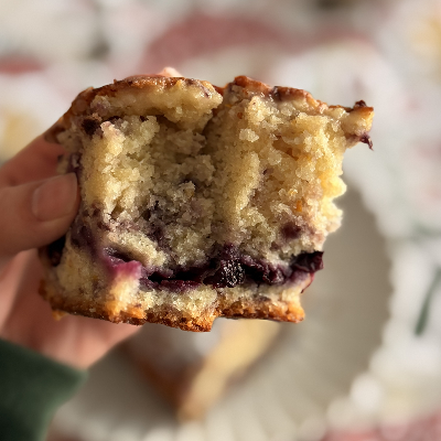 Yuzu And Blueberry Jam Pound Cake