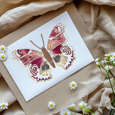 Butterfly In Bloom  Greeting Card
