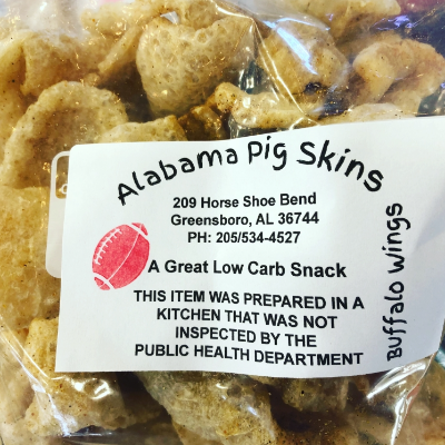 Alabama Fried Pig Skins - 2 Flavors - Buffalo Wings & Plain
