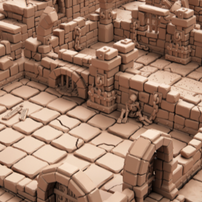Quest Adventure Tile Set: Heroquest Compatible