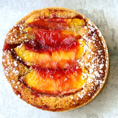 Peach Almond Tart