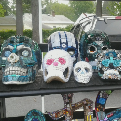 Mosaic Skulls