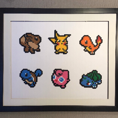 Collection Of Pixelated Characters
