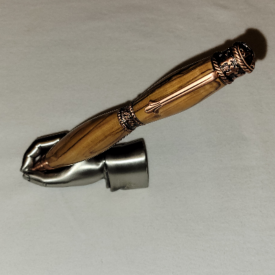 Olive Wood Faith Love And Hope Twist Pen