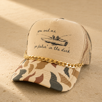 The Fishing In The Dark Trucker Hat