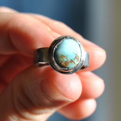 Brass Teardrop Hoops