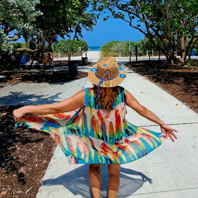 Mandala Hat Turkish Eyes