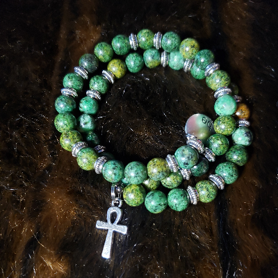 Crystal Memory Wire Bracelets