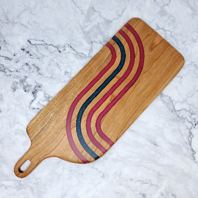 Wood And Resin Charcuterie Board