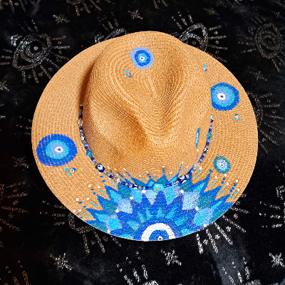 Mandala Hat Turkish Eyes