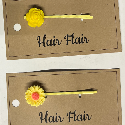 Floral Hair Clips