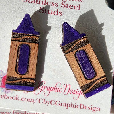 Crayon Earrings