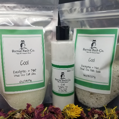 Dead Sea Salt Glow, Tamanu Lotion And Dead Sea Salt Soak