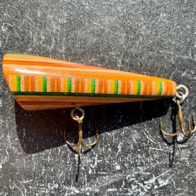 Topwater Popper Lure Handmade From Recycled Skateboards