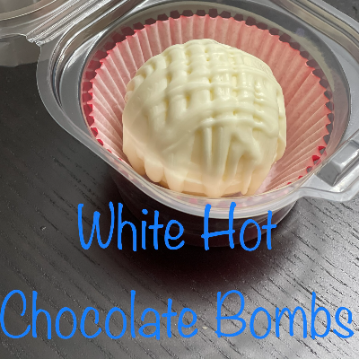 White Hot Chocolate Bombs