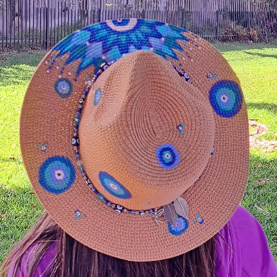 Mandala Hat Turkish Eyes