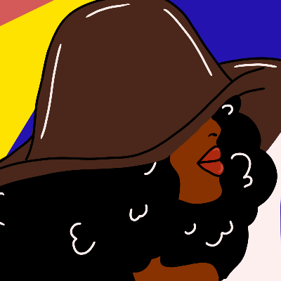 Lady In A Brown Hat Paint Kit