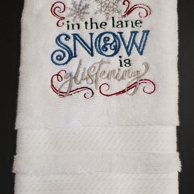 Embroidered Hand Towels