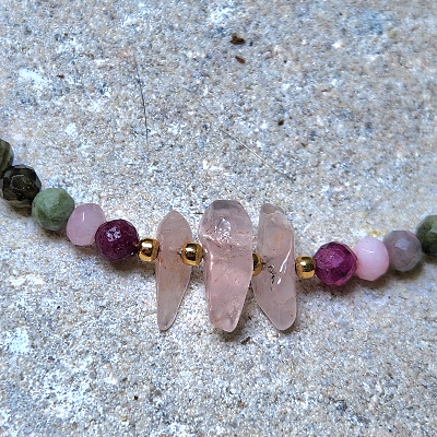 Rainbow Tourmaline Choker