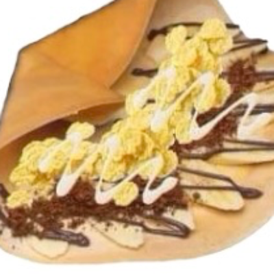 Banana+Conflake+Chocolate Crepe
