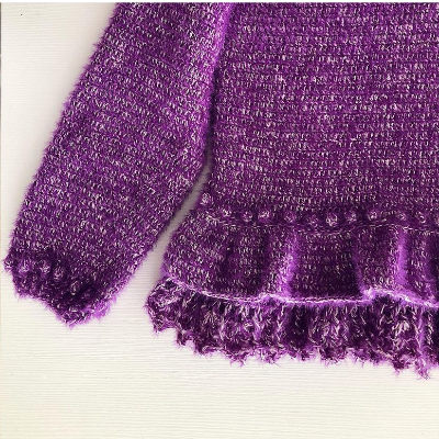 Purple Women Sweater