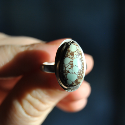 Brass Teardrop Hoops