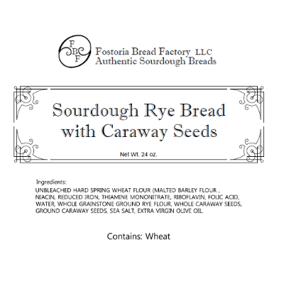 Sourdough Rye Bread With Caraway Seeds