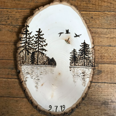 Custom Pyrography wood Burning 