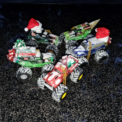 Monster Truck Ornaments