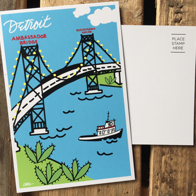 Michigan Illustrated Cards, Art Prints And Gifts