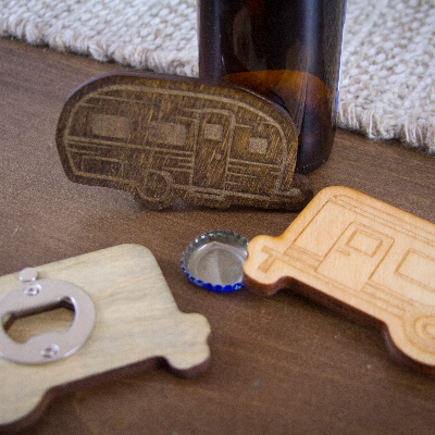 Magnetic Wooden Bottle Openers