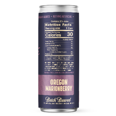 Oregon Marionberry Probiotic Soda
