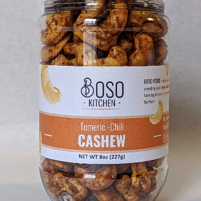 Turmeric-Chili Cashew, 8 Oz Jar