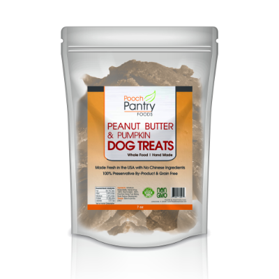 Peanut Butter & Pumpkin Dog Treats
