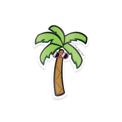 Palm Tree - Die-Cut Sticker