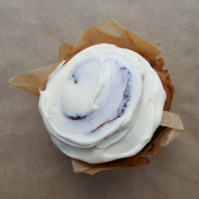Sourdough Brioche Cinnamon Roll W/ Cream Cheese Glaze