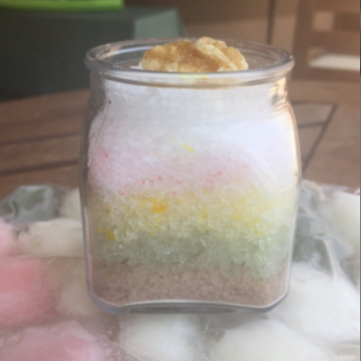 Rainbow Rice Cake Bath Salts - Korean Dessert Themed (Mujigaetteok)