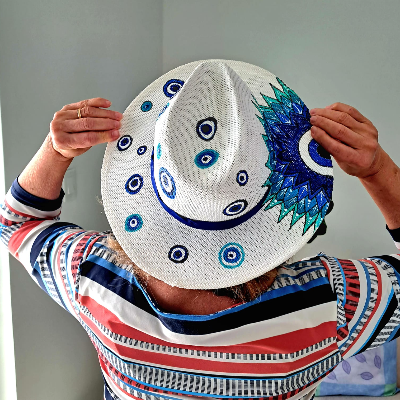 Mandala Hat Turkish Eyes