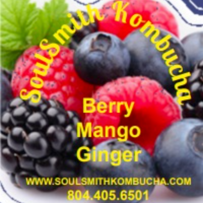 Soulsmith Berry Mango Ginger Kombucha 32 Fl. Oz.
