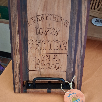 🌿 Handcrafted Hardwood Cookbook Holders