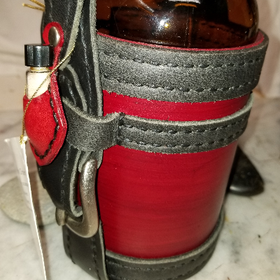 Growler Caddy, Red Strapped Sml