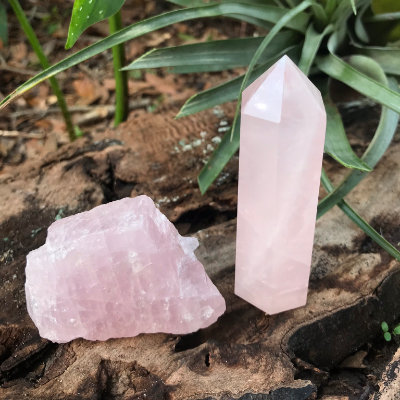 Raw And Polished Crystals