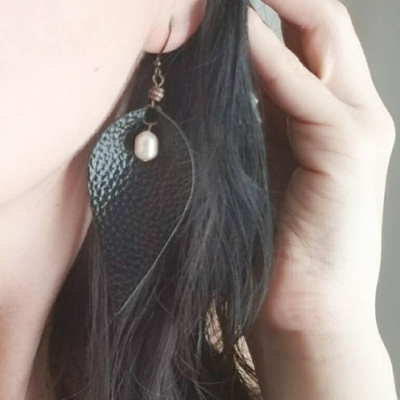 Leather Earrings