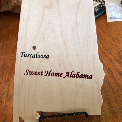 Small Alabama Cutting Board
